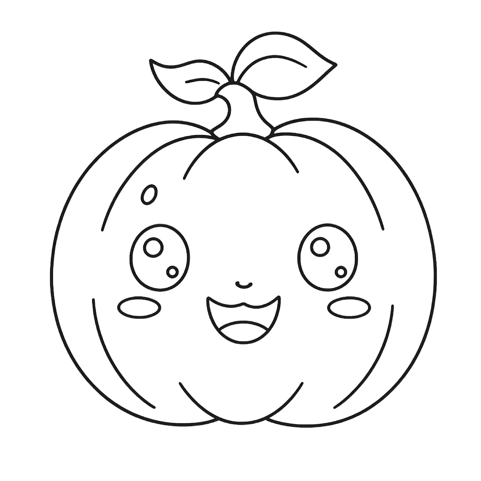 desenho de abobora para colorir e imprimir para imprimir e colorir - imagem 5